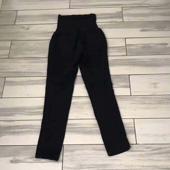 Motherhood Maternity Super Stretch Over The Belly Black Jeggings | S - Picture 6 of 11